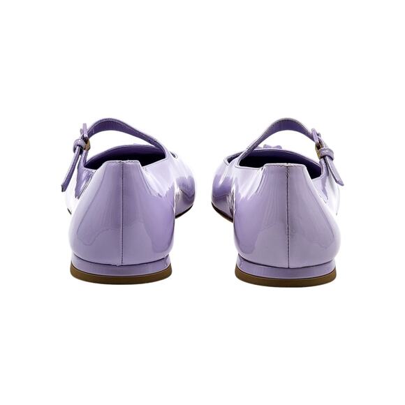 Louis Vuitton Swing Flat Mary Jane Ballerina Lilac Leather Flats EU 39 US 9 NWB - Picture 5 of 8